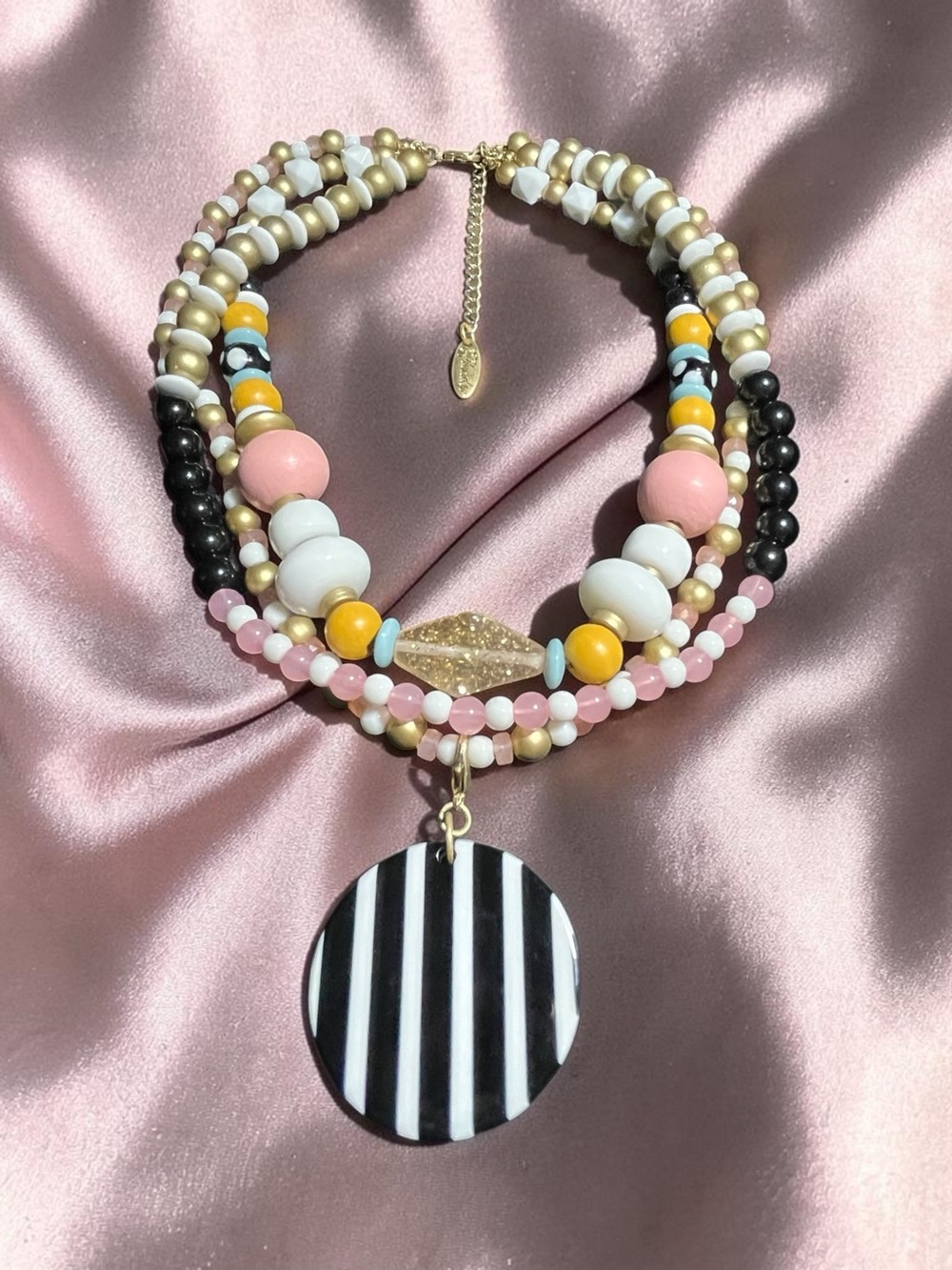 Plunder Poppy Alice Layered Beaded Necklace